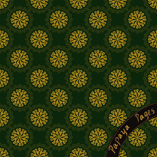 Royal Gold Seamless Motif Pattern for Gift Packaging & Fabric printing